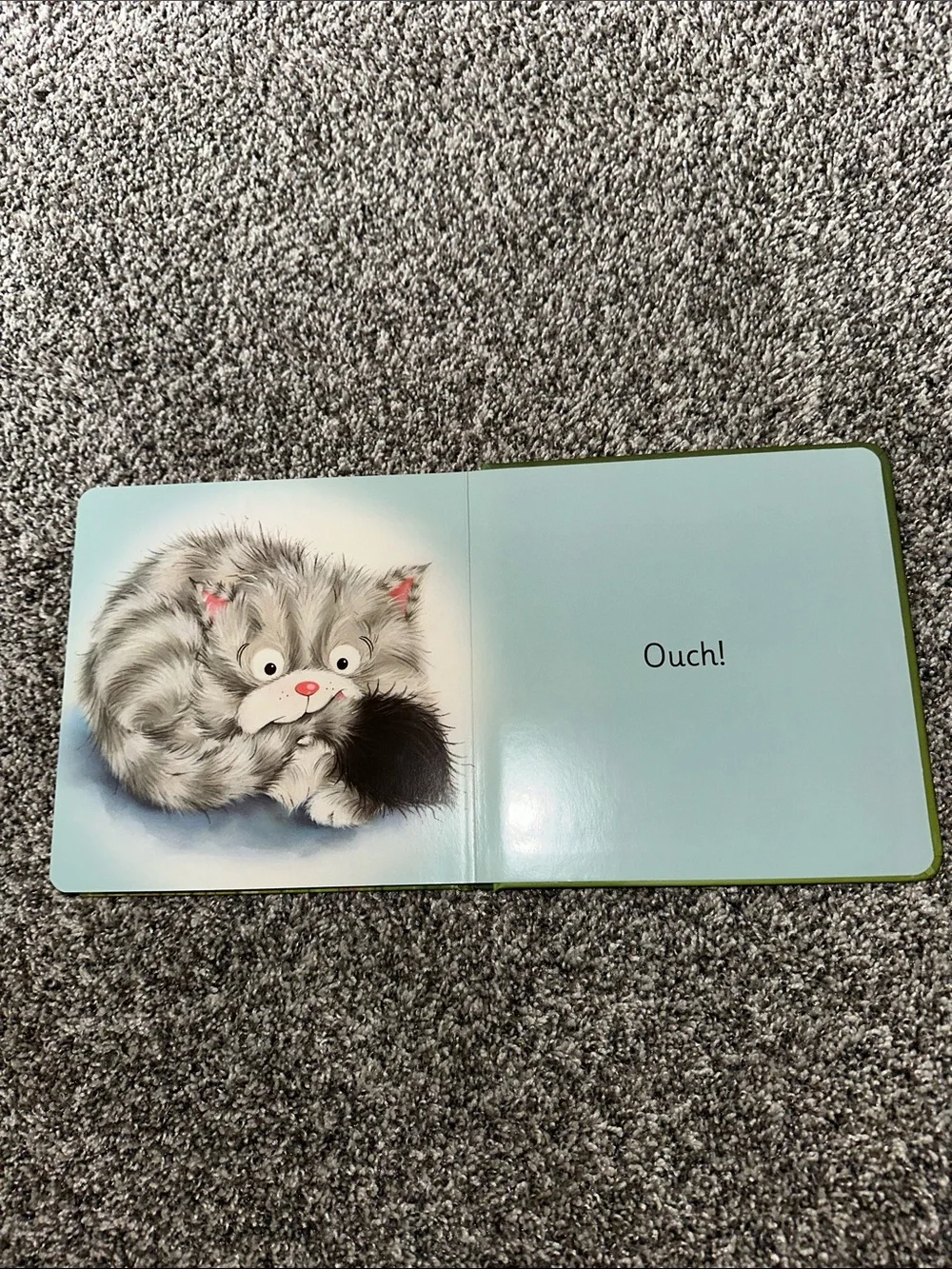 It's Following Me! Gray Kitten Board Book - Kids Learning Toy